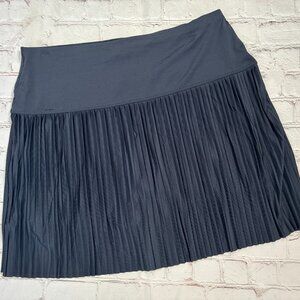 NWT Lucky In Love Racer Rib Pleated Skirt